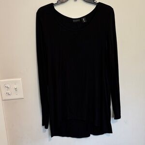 Elegant Black Long Sleeve Top